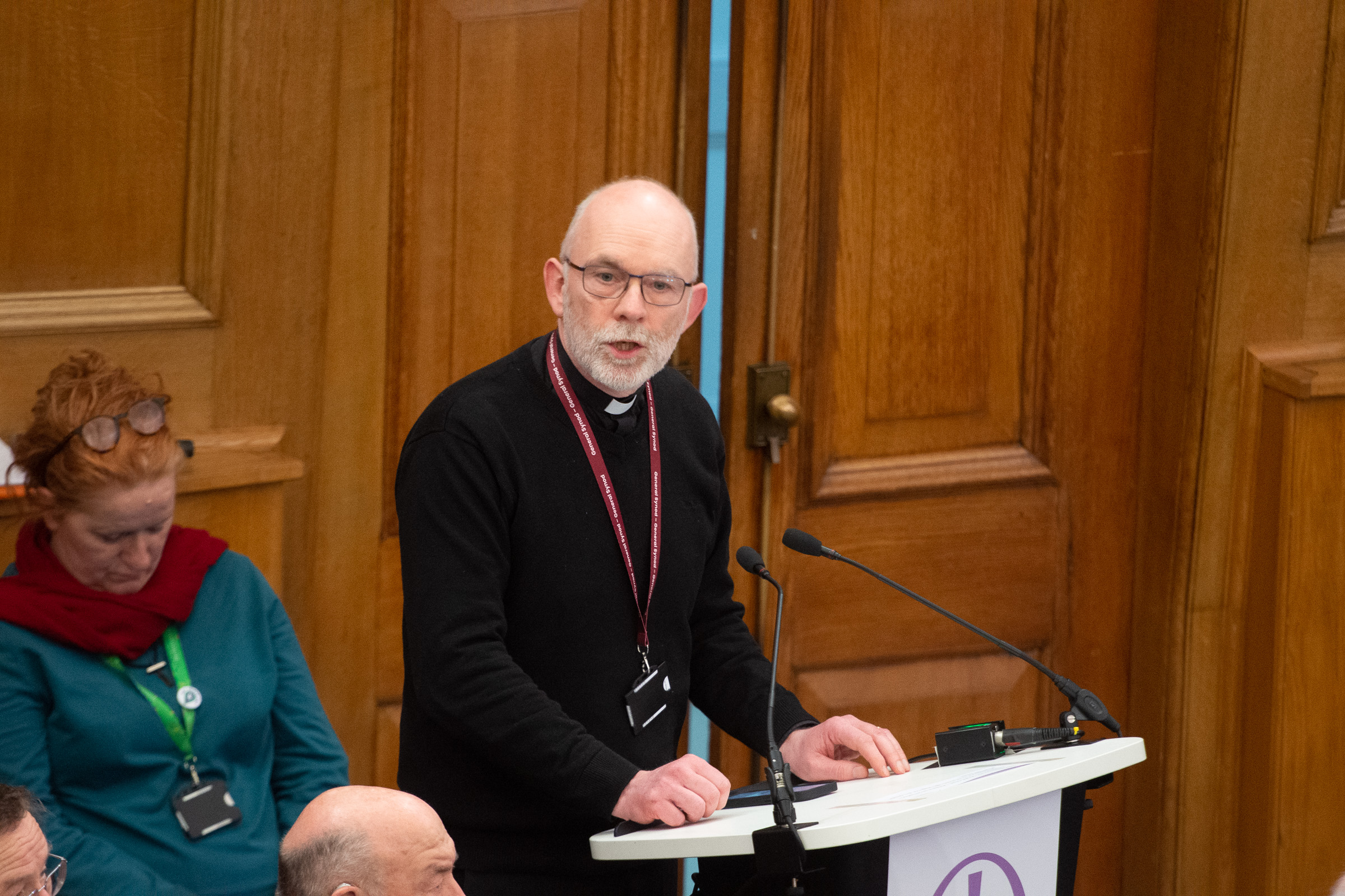 Darren Miller speaking at General Synod 