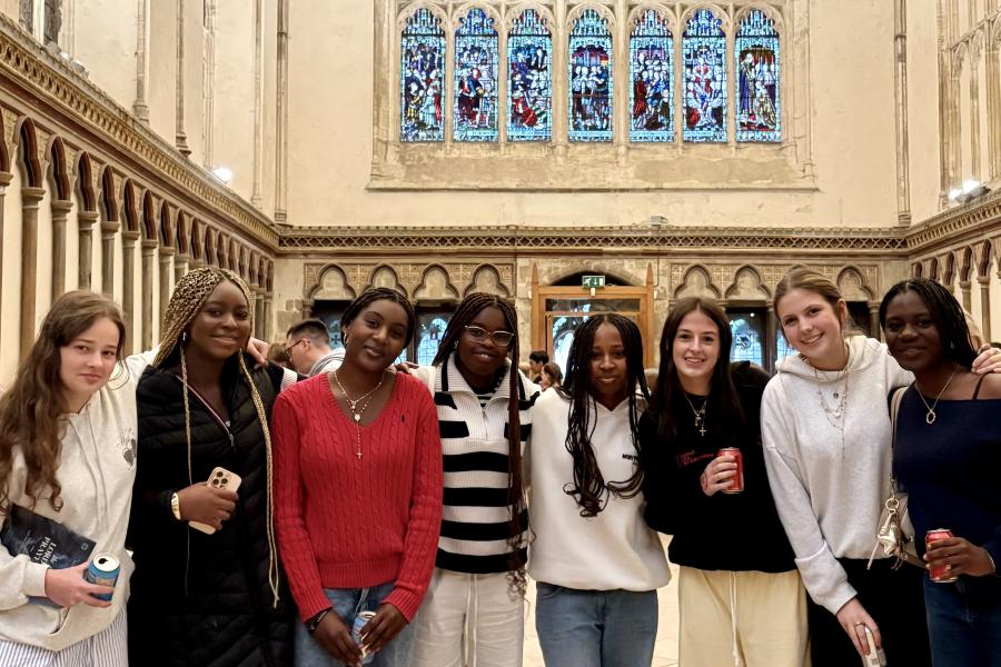 Young people gather in the Chapter House.jpg