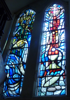 Image of a stained glass window